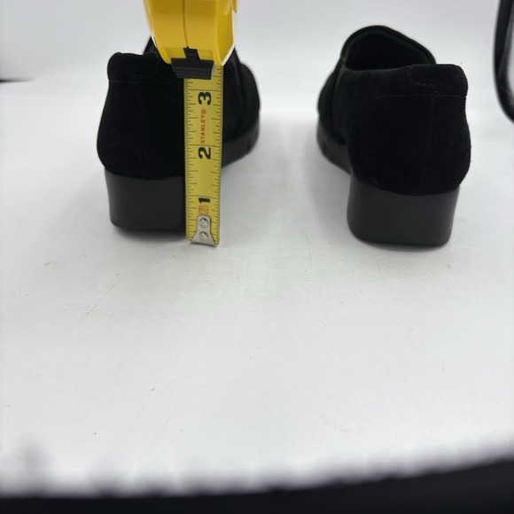 Clarks Artisan Shoes Womens Size 6 M Daelyn Monarch Black Slip on Wedge Loafer - Picture 7 of 9